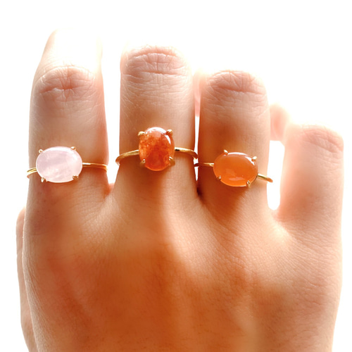 ☆新品同様•完売☆49800円 ヌキテパ 指輪 リング ローズクォーツ 13号 Rose Quartz Pentagon Eternity Ring | Pasand by ne Quittez