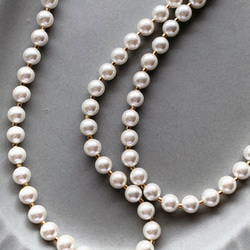 necklace  ♥︎  数量限定　♥︎  貝パール×ゴールド　ネックレス 5枚目の画像