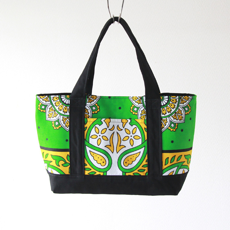 アフリカ布『カンガ』のトートバッグ