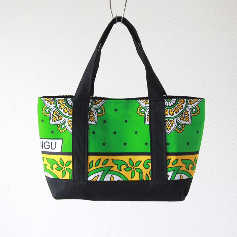 アフリカ布『カンガ』のトートバッグ