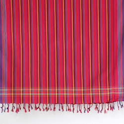ケニアの綿織物 キコイ　ショール / ストール 6枚目の画像