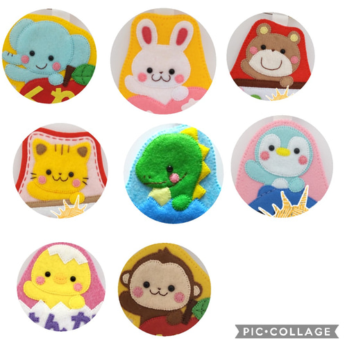 ドアプレート☆トイレ☆フェルト 表札・ネームプレート みぃ 通販