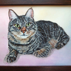 ペット　猫　似顔絵　描きます　（B5サイズ） 2枚目の画像