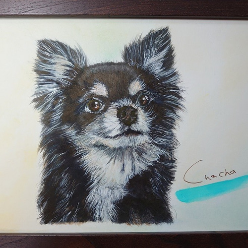 ペット 犬 似顔絵 描きます （B5サイズ） 絵画 りんりんPOP 通販
