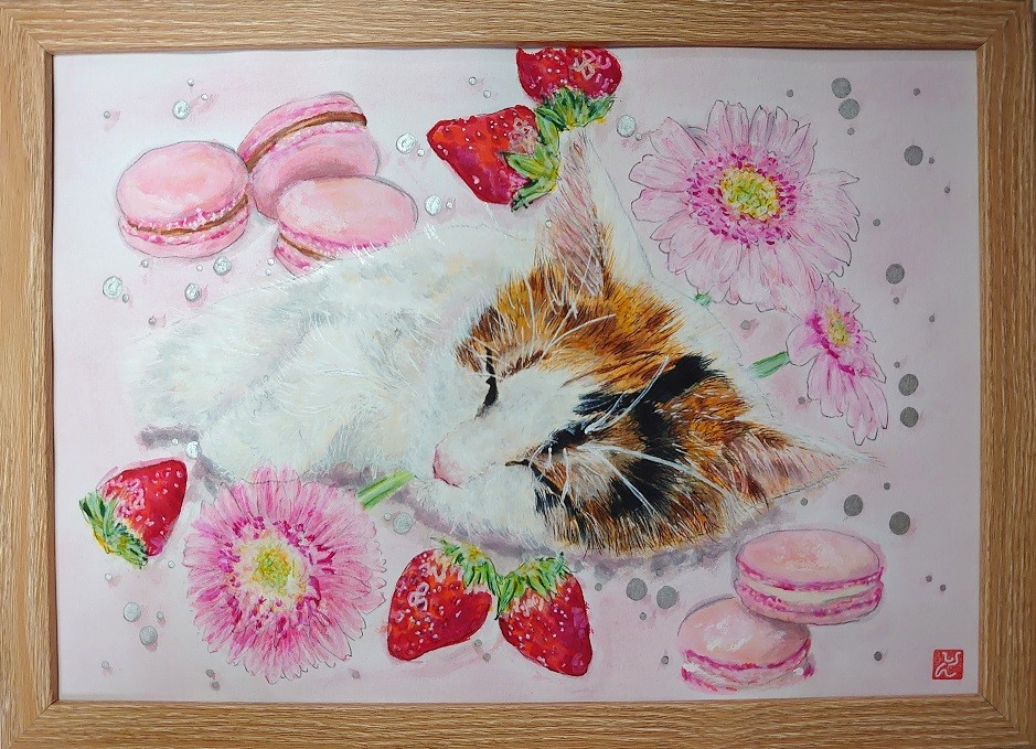 猫　すやすや♡