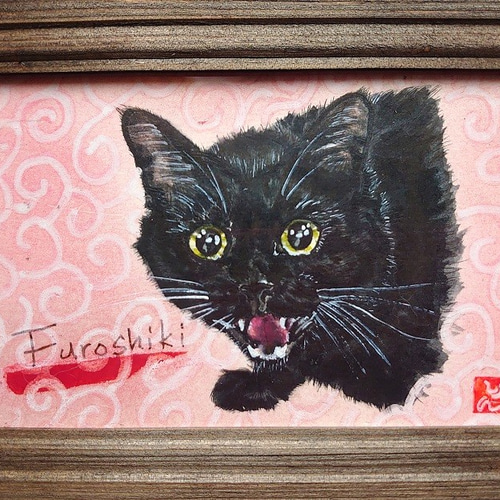 ペット 猫 犬 似顔絵 描きます （ポストカードサイズ） 絵画