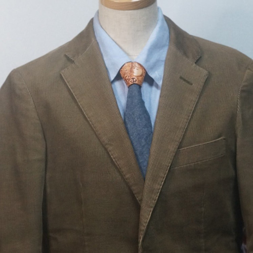 スカーフ留めとしても使える、タイストラップ式ネクタイ ご当地  