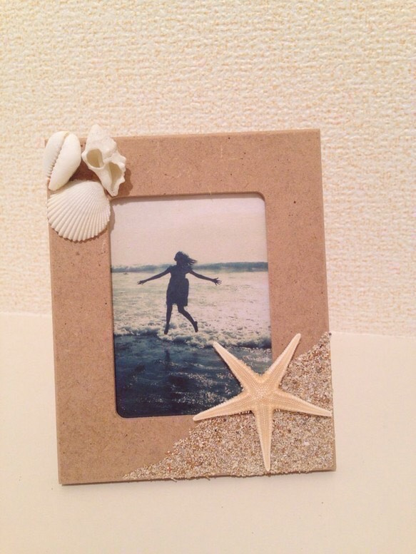 値下げしました【送料無料】Ocean mini photo frame〜沖縄〜ミニフォトフレーム 1枚目の画像