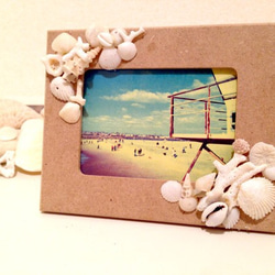 【送料無料】Ocean mini photo frame〜沖縄〜ミニフォトフレーム 1枚目の画像