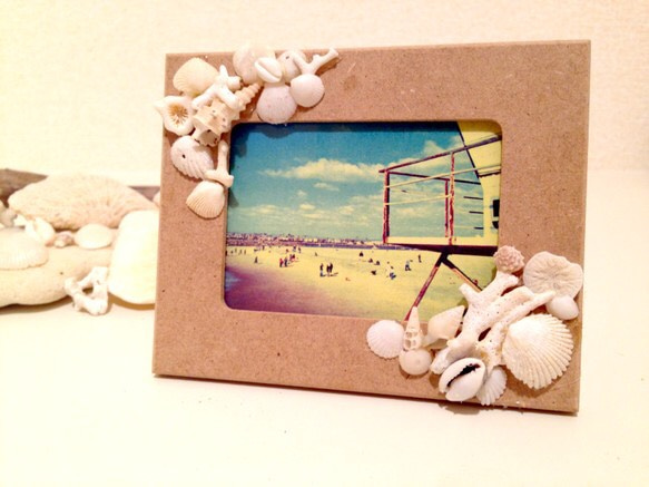 【送料無料】Ocean mini photo frame〜沖縄〜ミニフォトフレーム 1枚目の画像