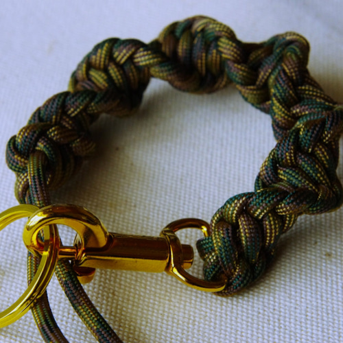 リーシュコード パラコードねじり編み 迷彩 その他雑貨 Mikuni_craft