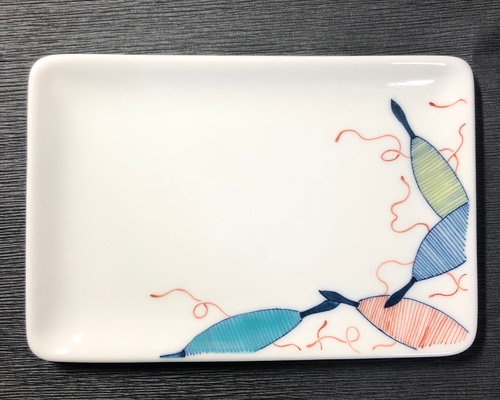 伊万里焼 色鍋島 石楠花文皿  工芸品 陶芸 食器  美品 1_52388030e49d56a414280eef4df2