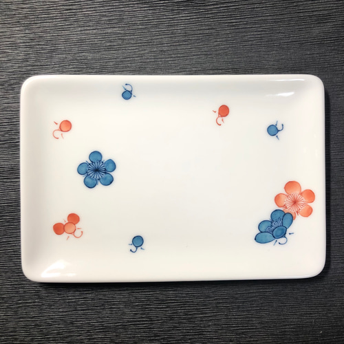 伊万里焼】角小皿【銘品】