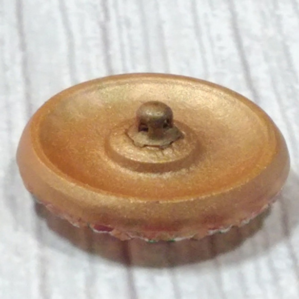 【BTC-0015-27】チェコガラスボタン 丸形27mm(1個) 5枚目の画像