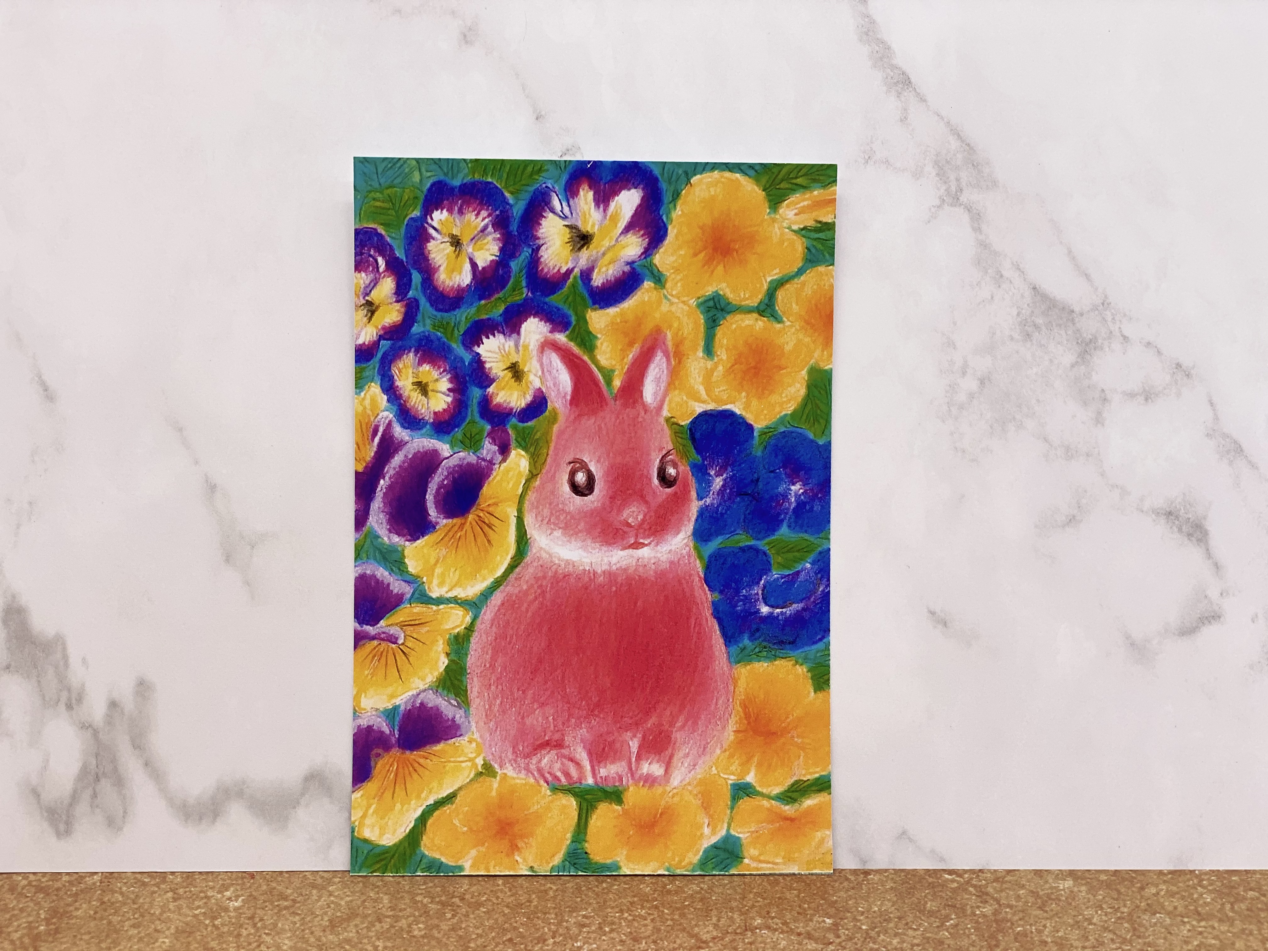 激レア　beco+81 ポストカード　8種　しりみみうさぎ　アートカード　複製画 激レア beco+81 ポストカード 8種 しりみみうさぎ アートカード