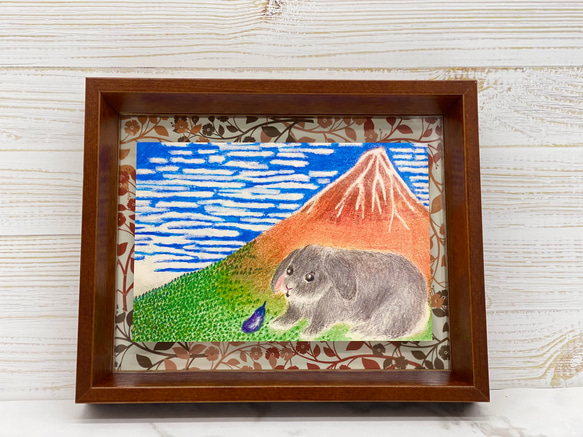 大きなうさぎのポストカード(絵画バージョン)6枚セット550円 7枚目の画像