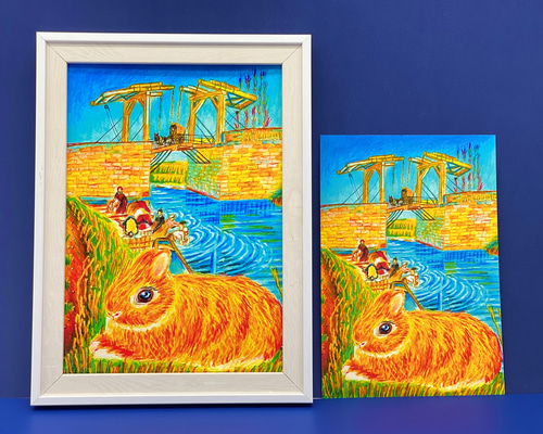 ［レア商品］うさまる　複製原画 Amazon.co.jp: うさまる 複製原画 お肉 : おもちゃ