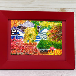 旅するうさぎちゃん[奈良県東大寺二月堂へ行く]同柄ポストカード3枚セット 3枚目の画像