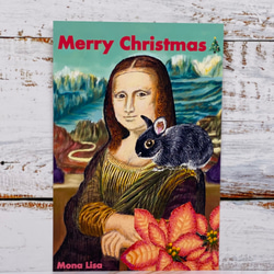 クリスマスSALE  うさぎのクリスマスポストカード5枚セット 6枚目の画像