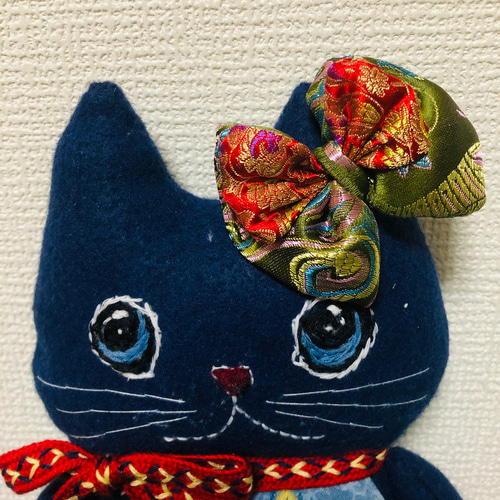 ハンドメイドぬいぐるみ #刺繍ネコちゃん ぬいぐるみ miyu ハンドメイドぬいぐるみ #刺繍ネコちゃん ぬいぐるみ miyu