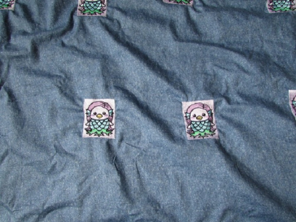 アマビエ刺繍 3枚目の画像