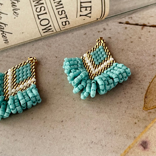 デリカビーズ フリンジ バッグ ハンドメイド① デリカビーズ フリンジ