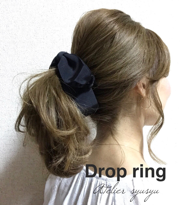 バナナクリップLサイズ Drop ring ブラック 3枚目の画像