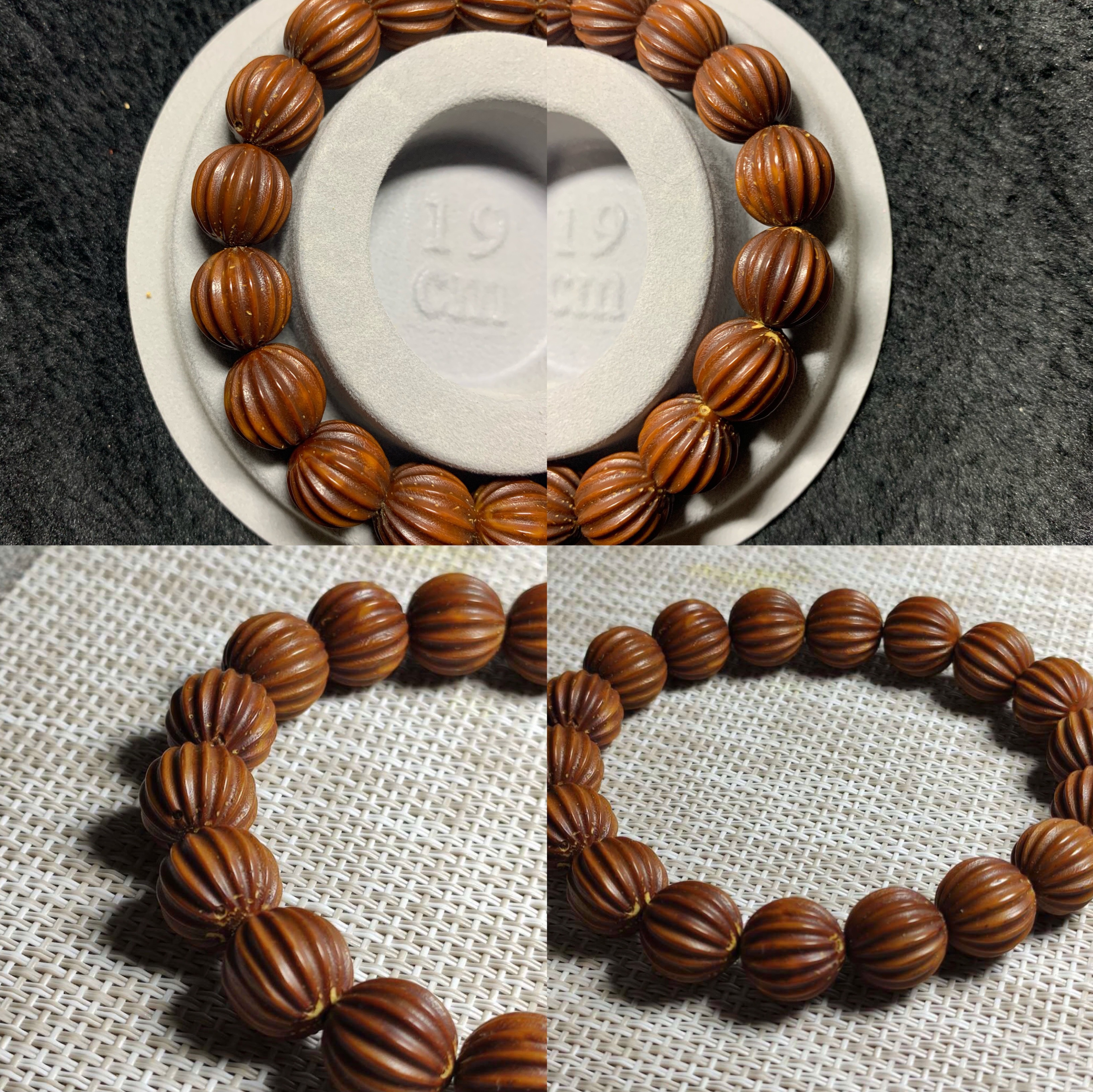 ルドラクシャ紫金鼠菩提彫刻1327