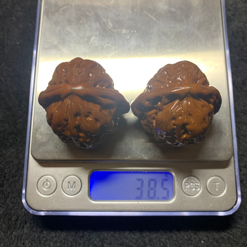 遊ぶ胡桃、文玩核桃、クルミ403935/38.5g その他素材 鏡淞堂260040