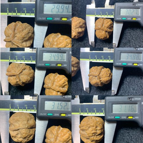 遊ぶ胡桃、文玩核桃、クルミベンツの商標型303431/32.6g その他