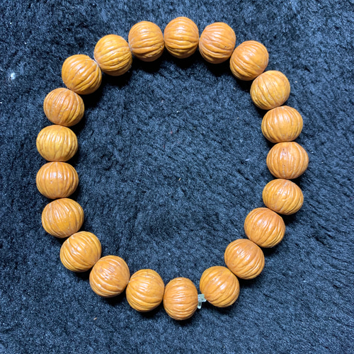 ルドラクシャ凤眼菩提彫刻【猿頭クルミ】逸品121211/19.2g ルドラクシャ凤眼菩提彫刻【猿頭クルミ】逸品121211/19.2g