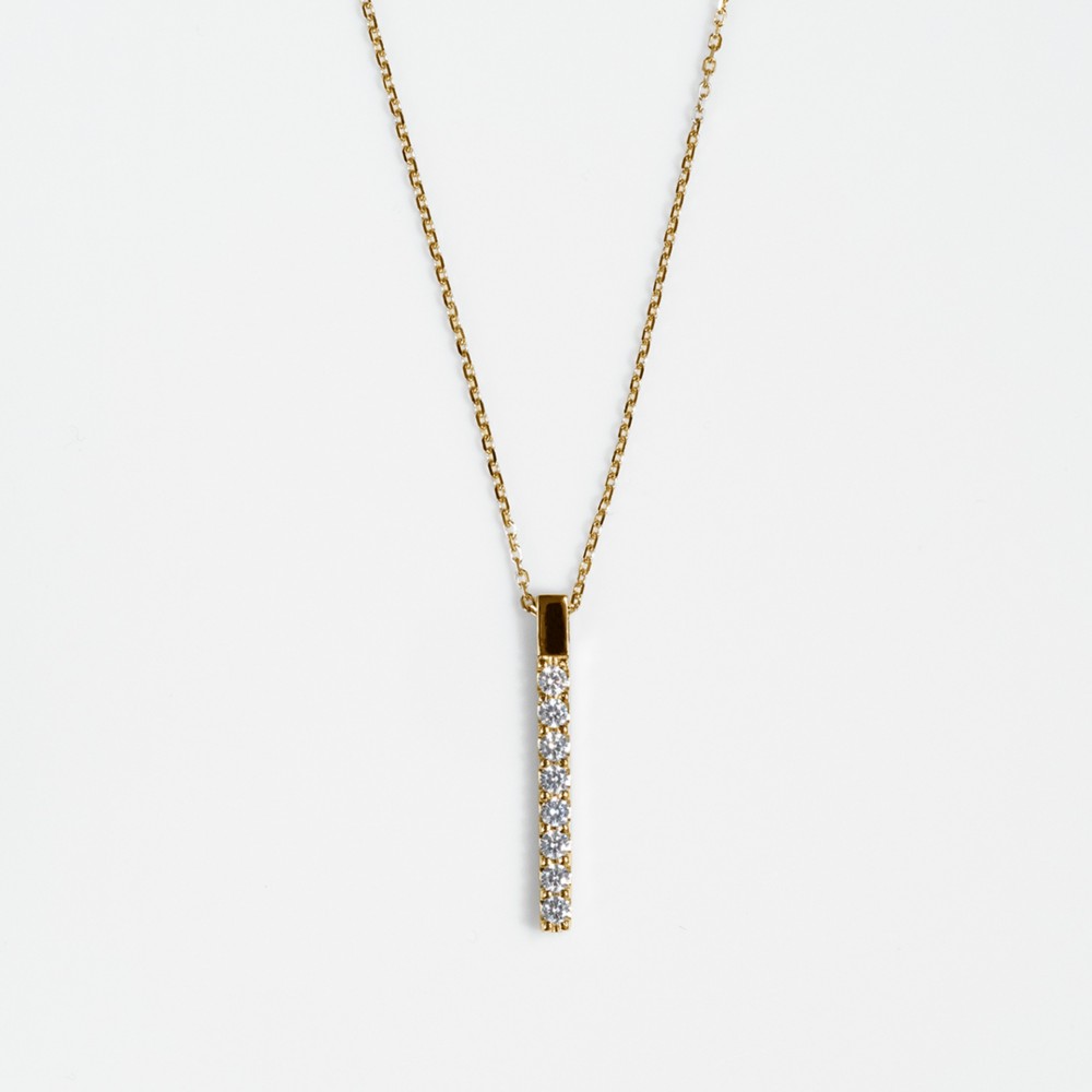 SV925(K18GP) ネックレス-L / バー