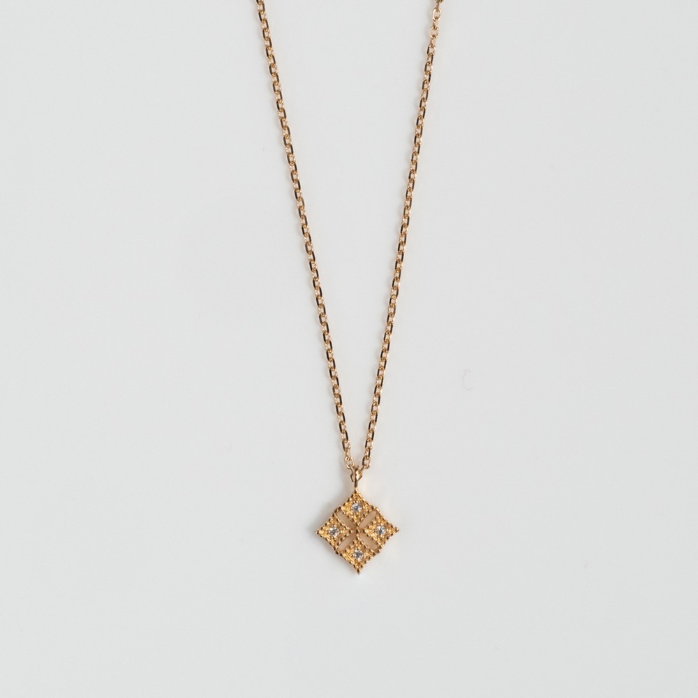 SV925(K18GP) キュービックジルコニア ネックレス / クリスタッロ