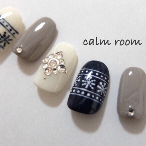 ♡ノルディック柄ネイルチップ♡ ネイルチップ（つけ爪） calm room