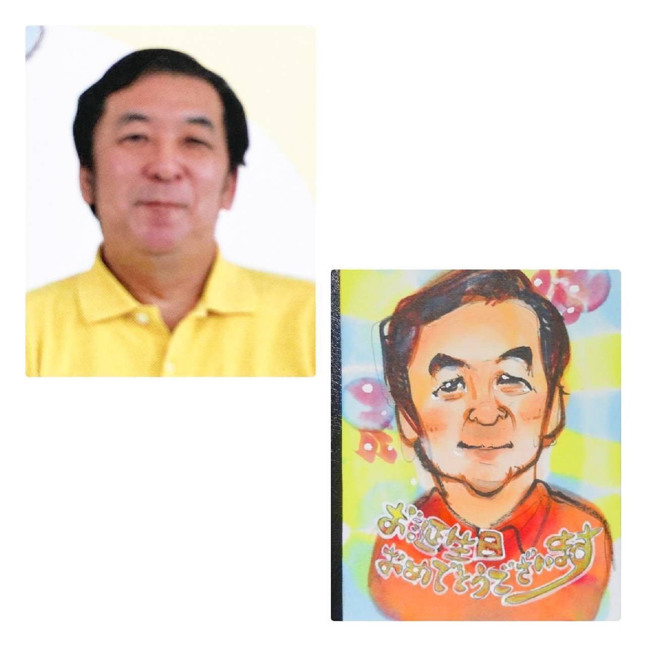 似顔絵 1名 ハガキサイズ 手描き お顔メイン 安い ポストカード
