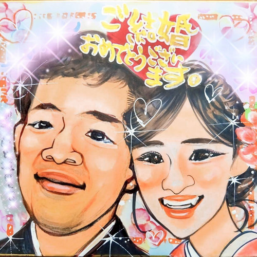 1名さま・2名さま A4サイズ【似顔絵オーダー】6/27まで （L
