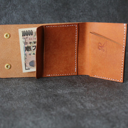 【プエブロ】スリムな財布【欅色】薄さ15mm 7枚目の画像