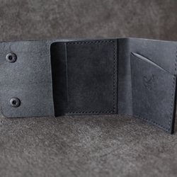 【プエブロ】スリムな財布【黒】薄さ15mm 7枚目の画像