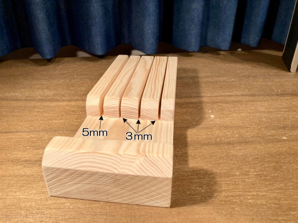 SALL❗️  包丁スタンド　オールウッド　エゾマツ 6枚目の画像