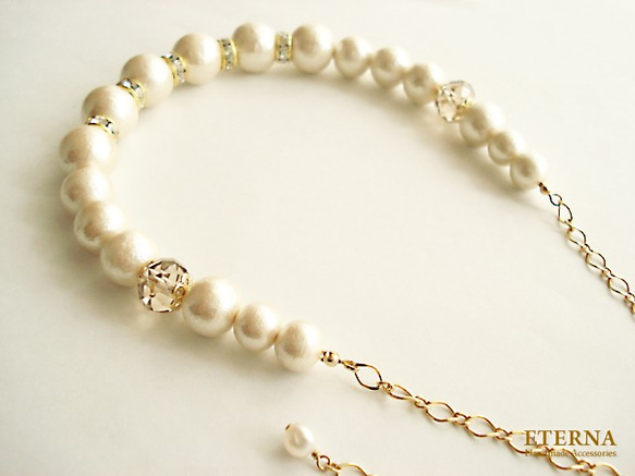 Necklace, bracelet and pierced earrings (針式) set 第2張的照片