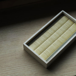 龍鬢表のアクセサリートレイ　いぐさ　畳表　伝統工芸　七宝　高麗　桐箱　畳縁 3枚目の画像