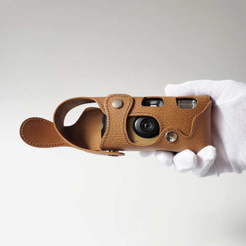 フィルムカメラ 写ルンです 専用 革 ケース レザー ファッション