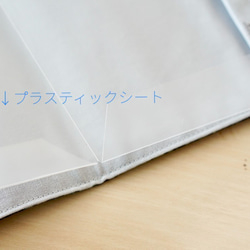 拭き取りOK！予備マスクも入るマスクケース。母の日にも♪（黄色北欧調・ポケットなし） 5枚目の画像