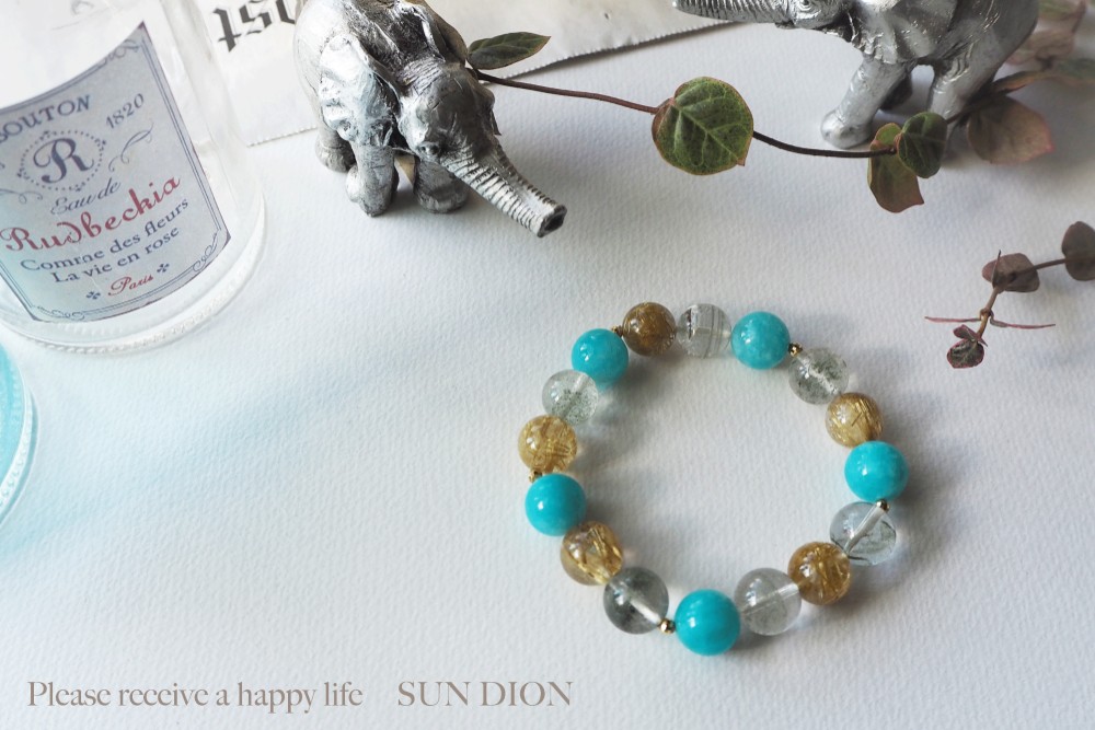 インスピレーション・先読み力強化　投資家向け天然石ブレス