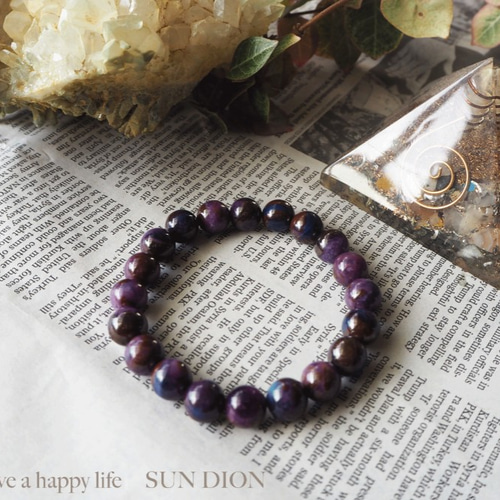 希少世界3大ヒーリングストーン スギライトブレスレット