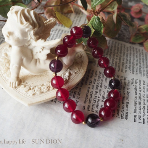 高級ルビーブレスレット