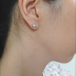 アジサイピアス Hydrangea Earrings 4枚目の画像