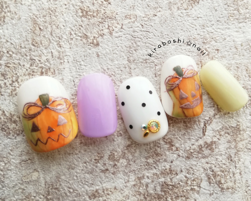 ②ハロウィン♡ネイル【注文時サイズ必須です♡】【vol.14】 ネイル