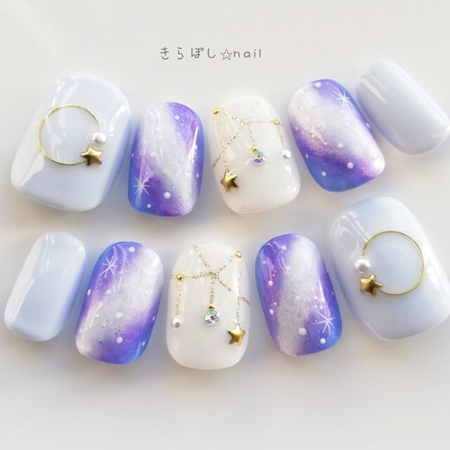 宇宙♡ネイル【注文時サイズ必須です♡】【vol.17】 ネイル