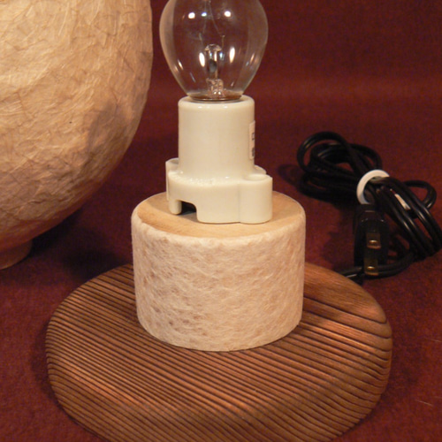 和紙の手作りランプシェード 美濃和紙使用 [蒼] 2-1 どこにもない癒し